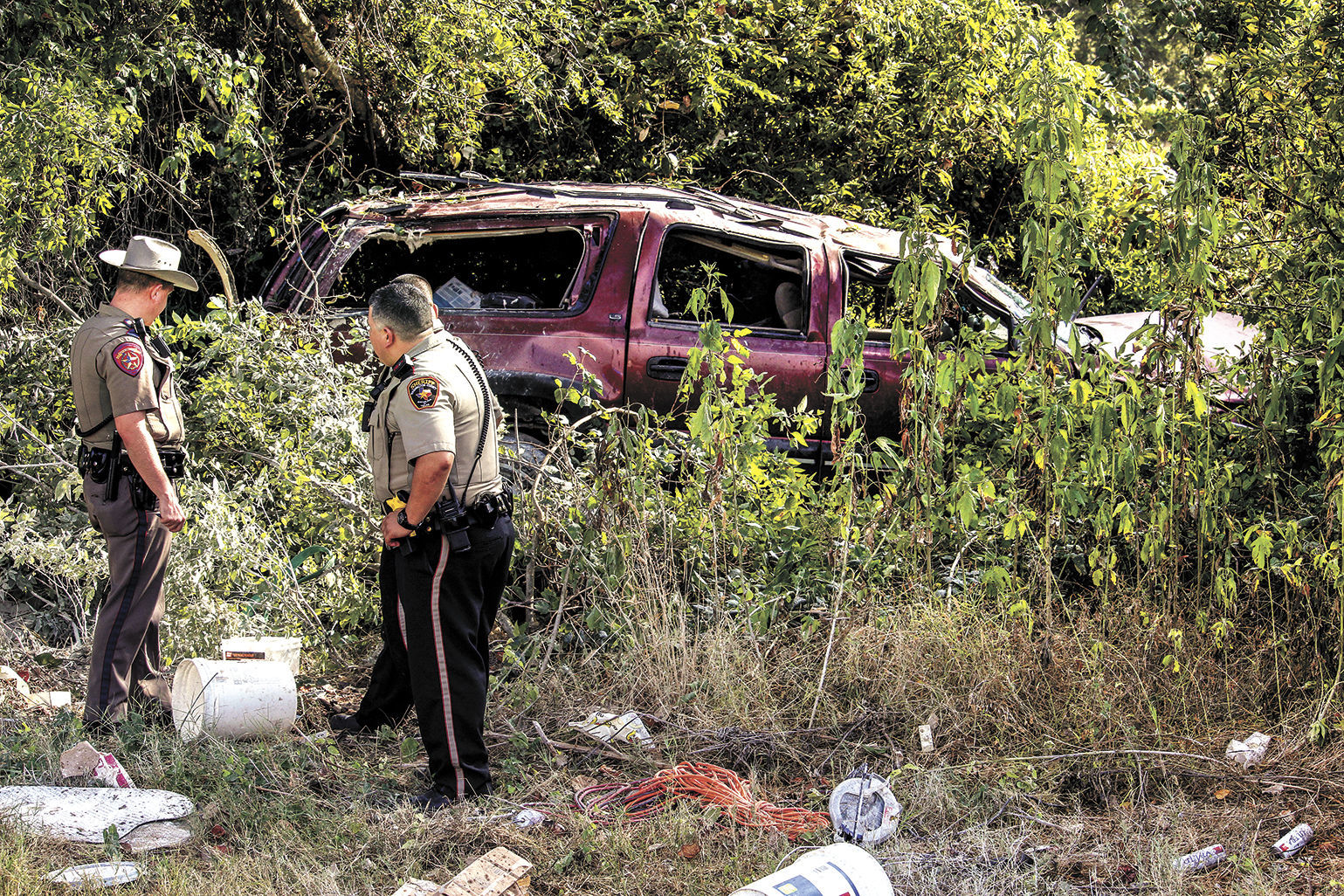 One-vehicle rollover